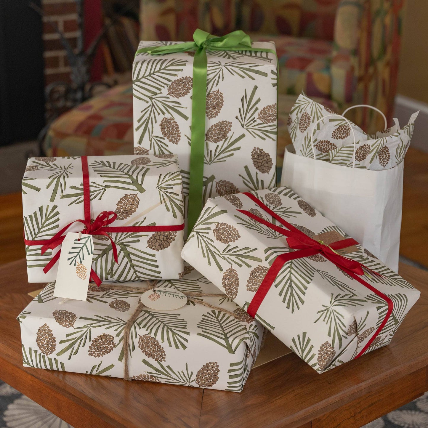 Wrapping Paper - Pine & Cone