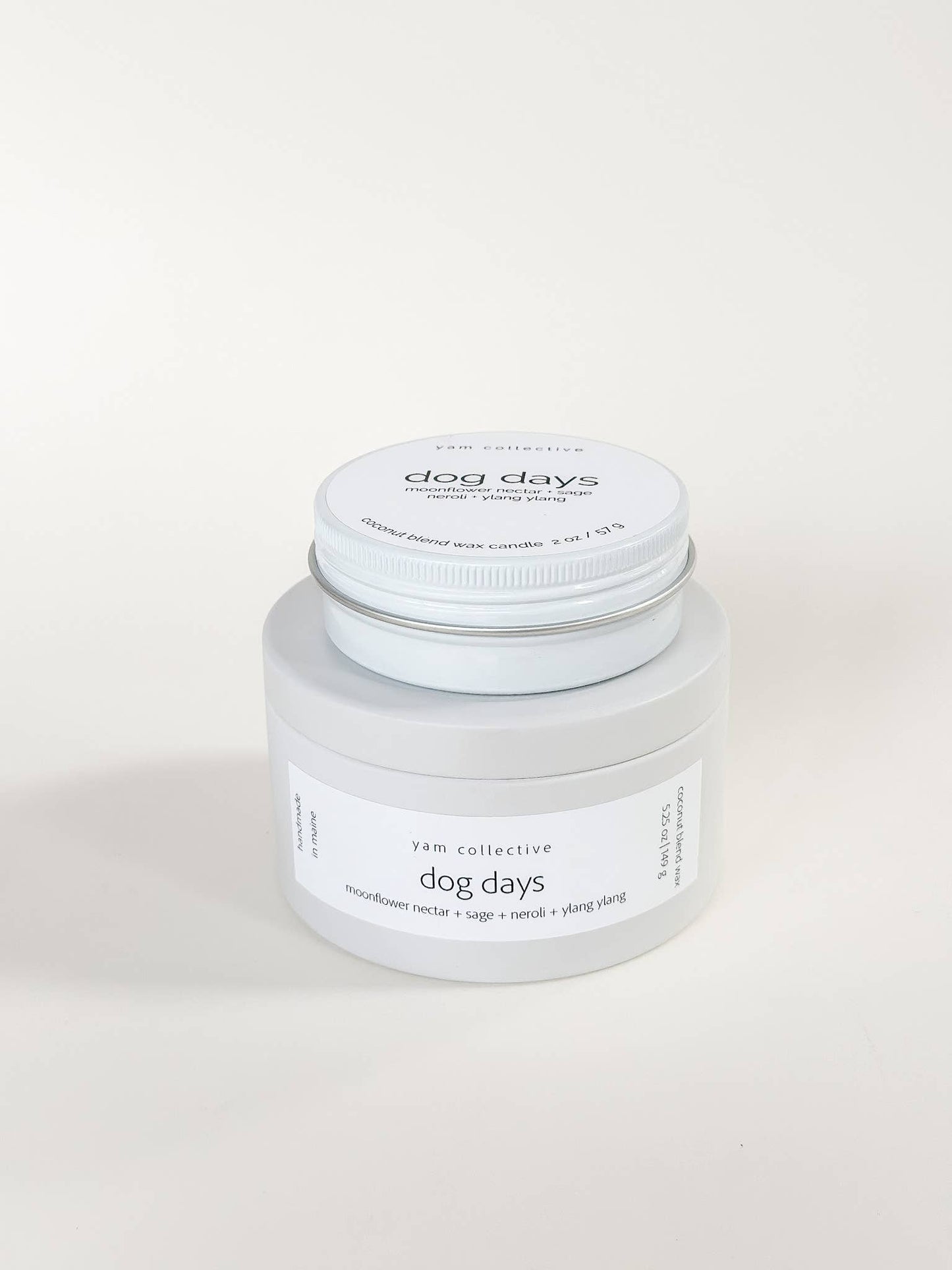 Moonflower and Sage Tin Candle - DOG DAYS bold feminine