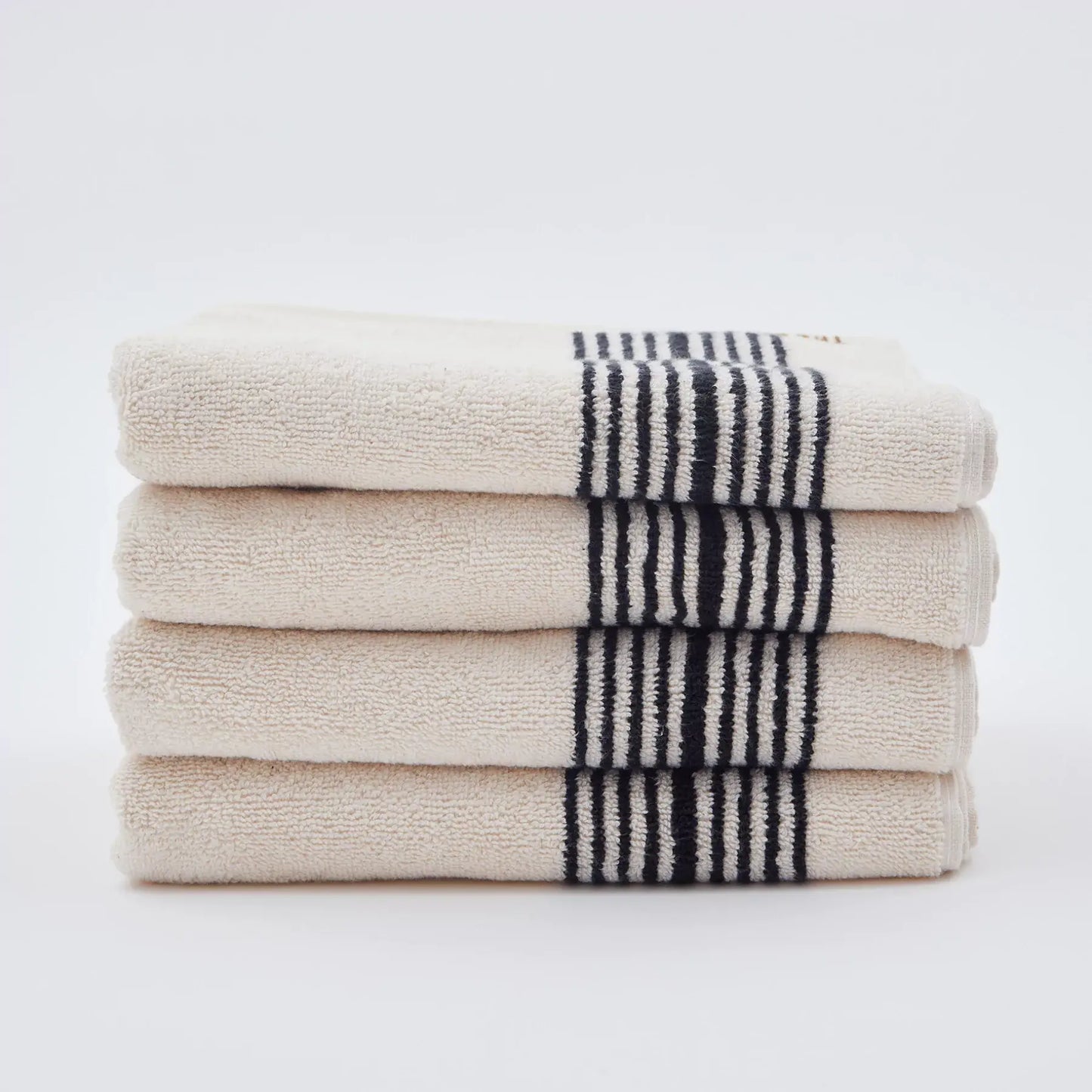 Melika Turkish Cotton Edge Striped Bath Towel