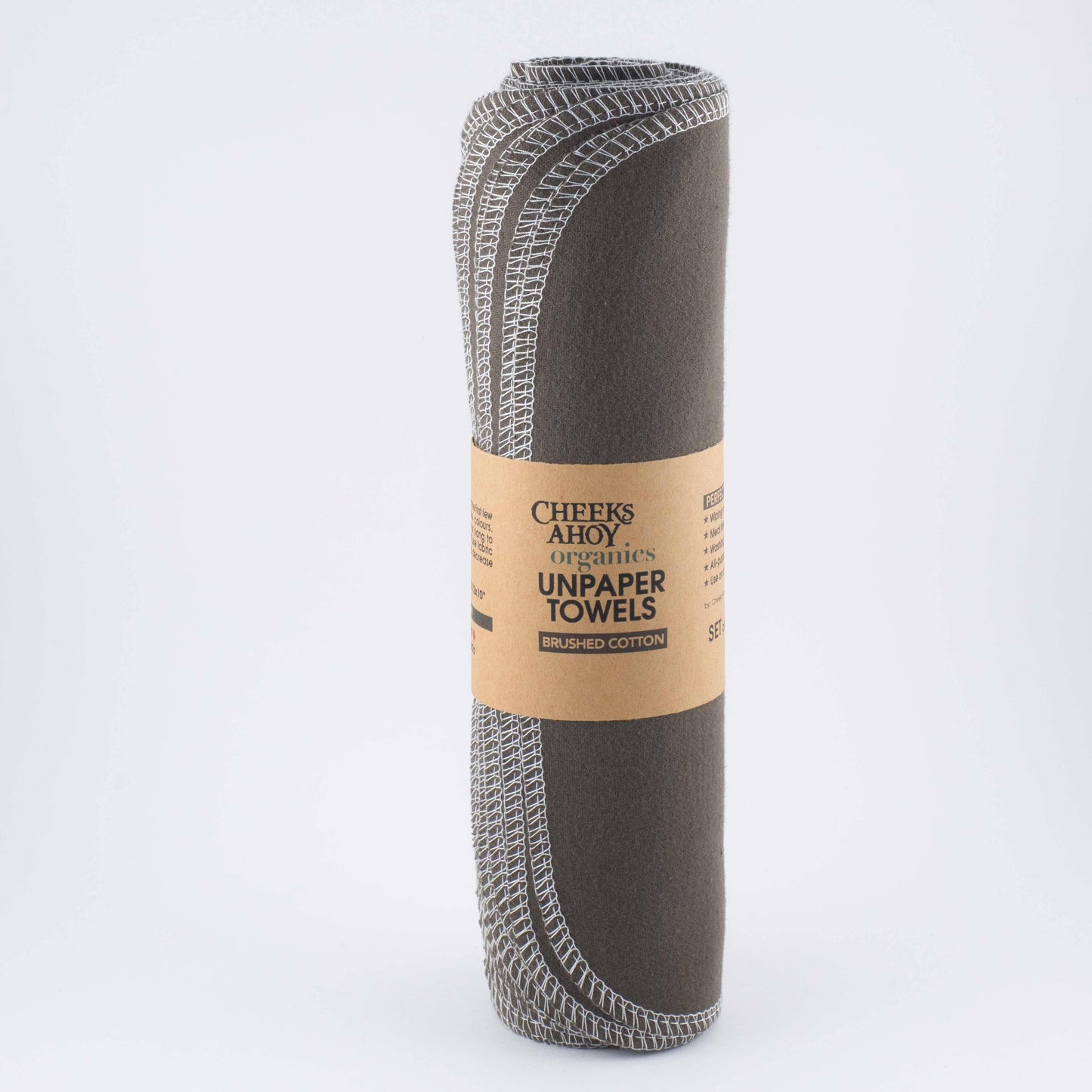 Organic Brushed Cotton Non•Paper Towels