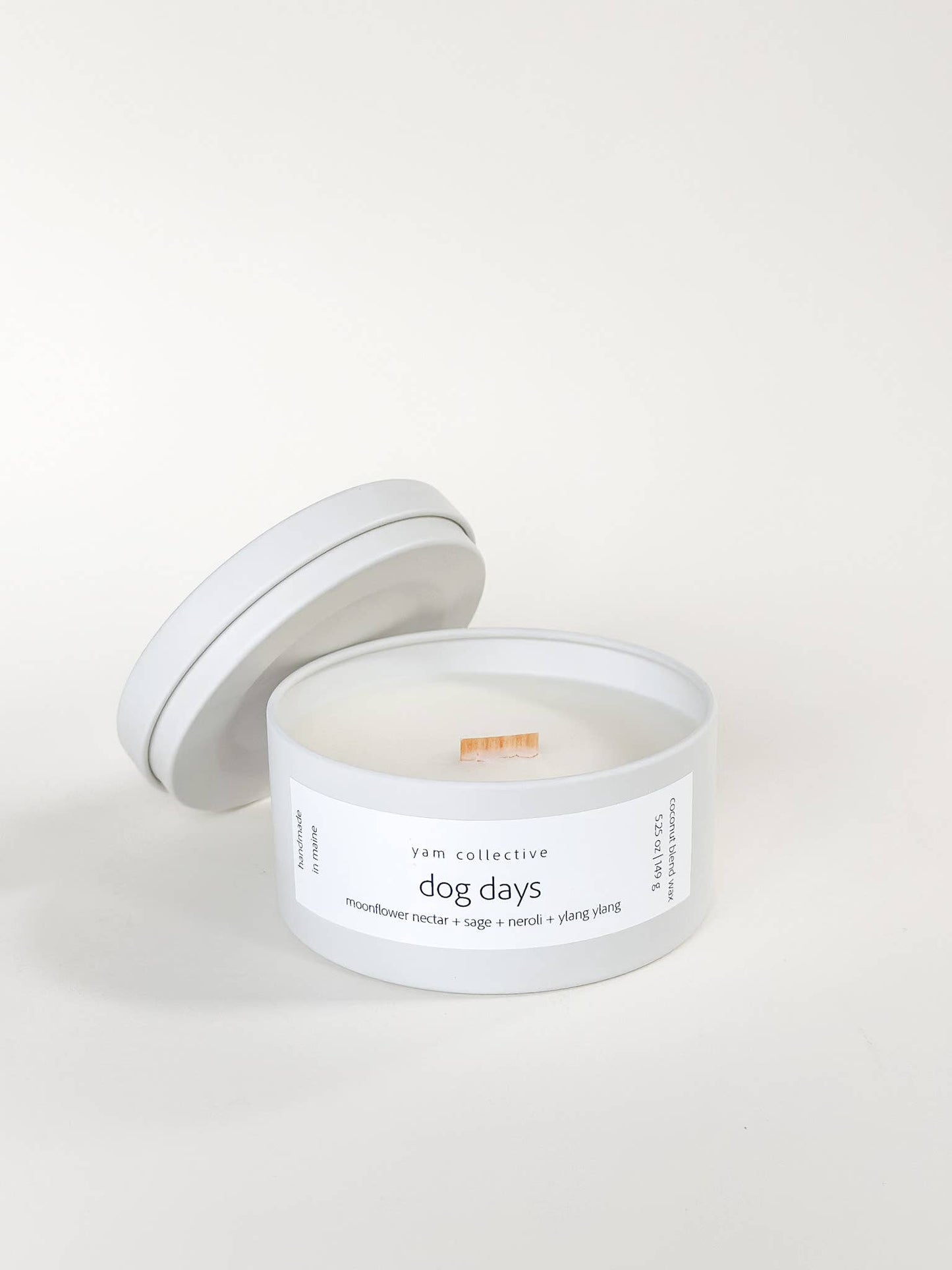 Moonflower and Sage Tin Candle - DOG DAYS bold feminine