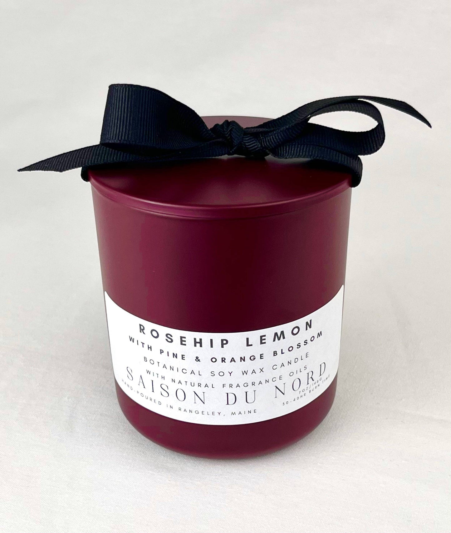 Rosehip Lemon Soy Wax Candle