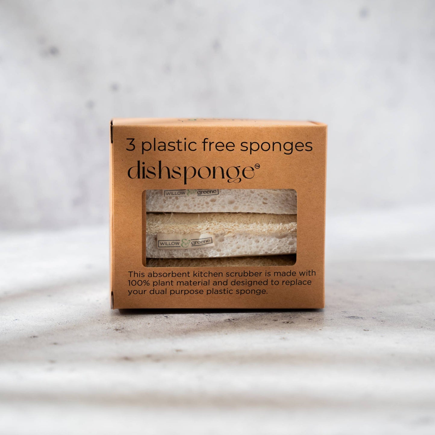 Loofah & Wood Pulp Sponge