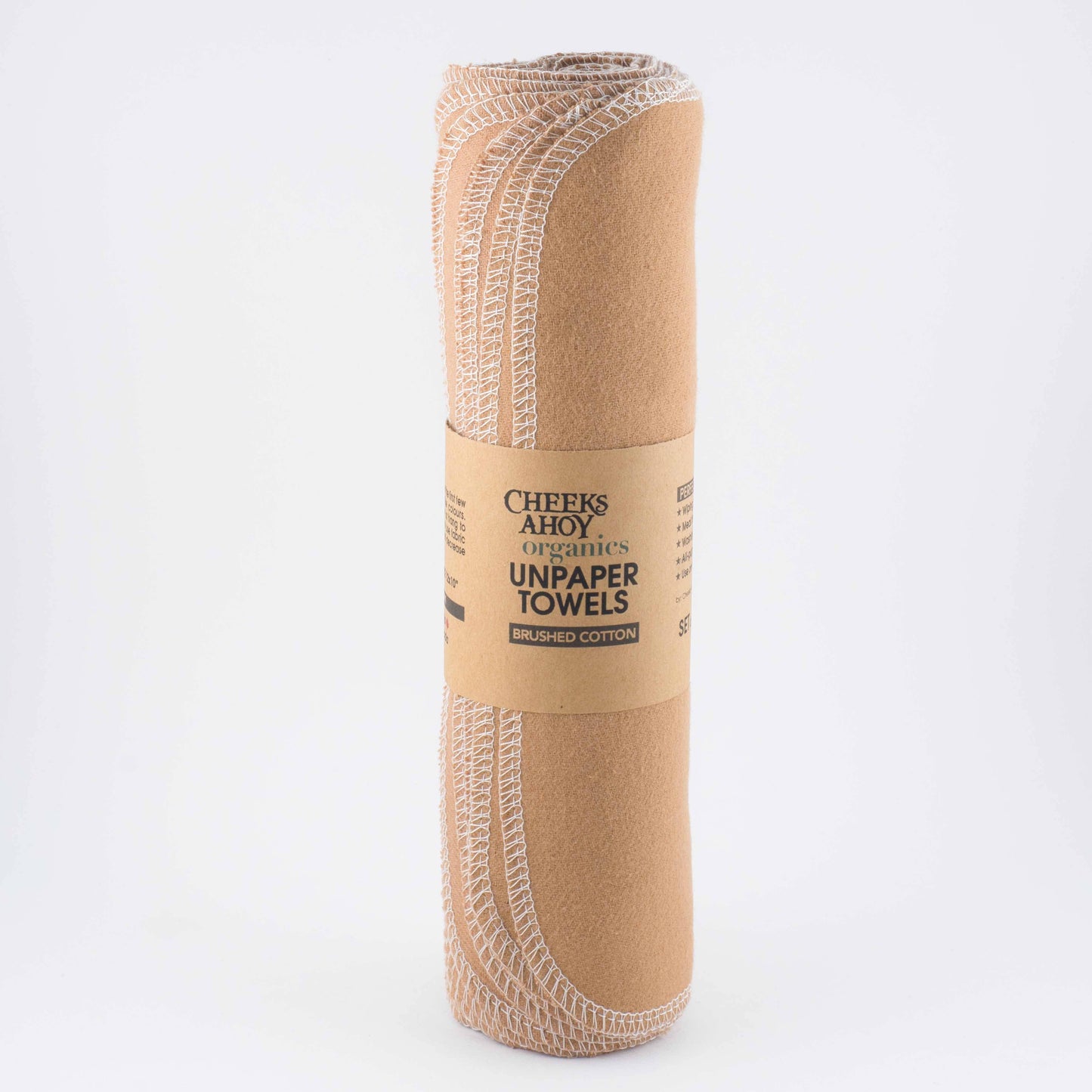 Organic Brushed Cotton Non•Paper Towels