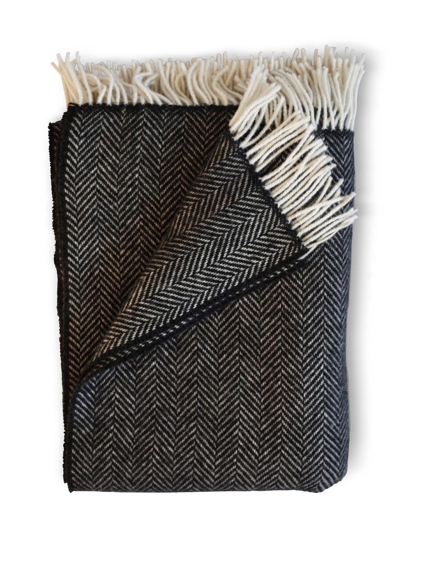 Herringbone w/ Cashmere Throws