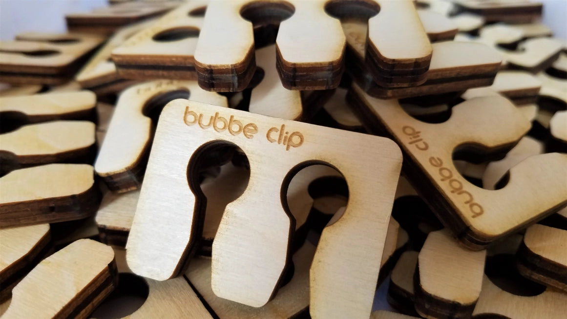 Bubbe Clip - 3 pack - Baltic birch made in VT