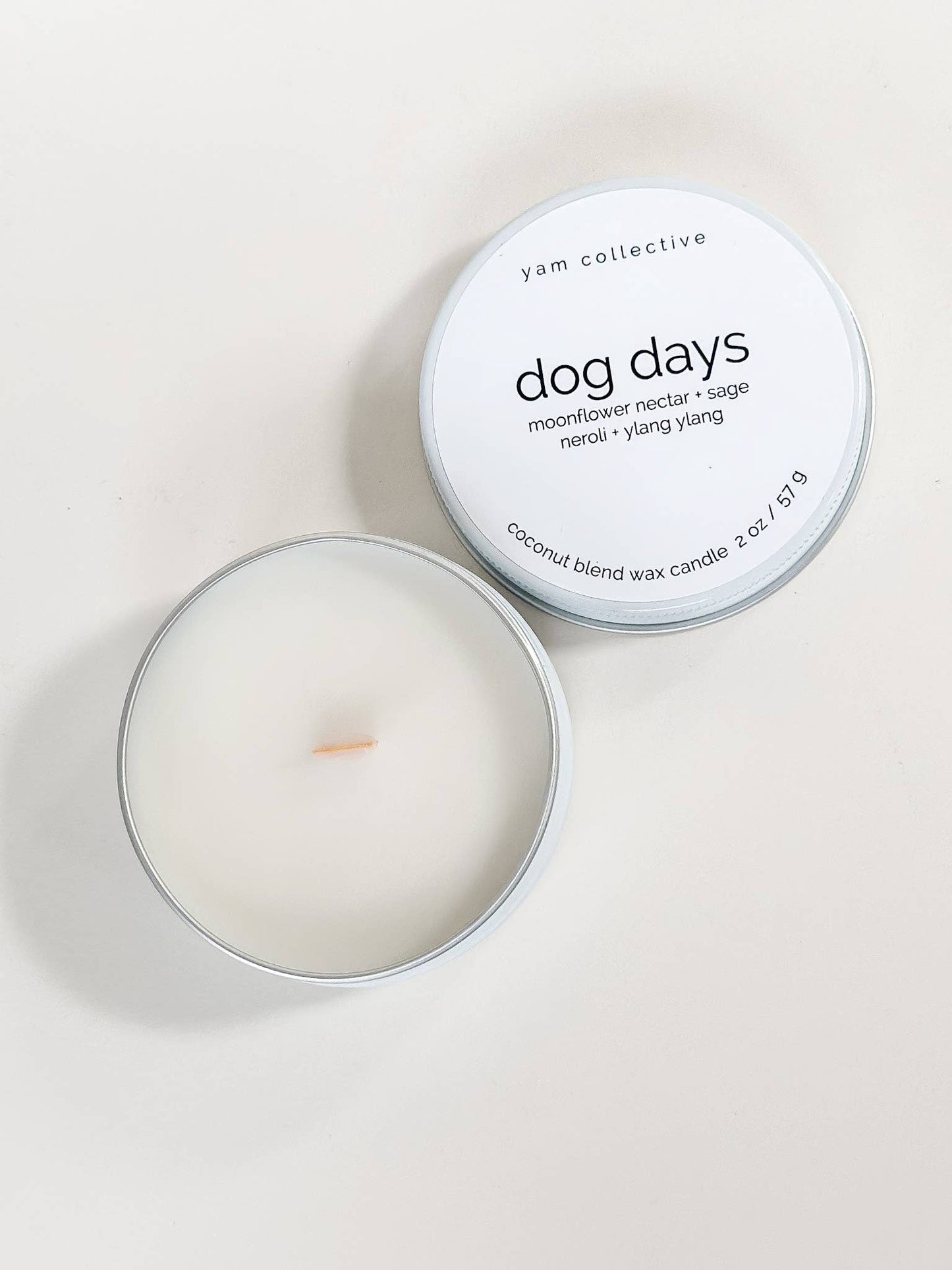 Moonflower and Sage Tin Candle - DOG DAYS bold feminine