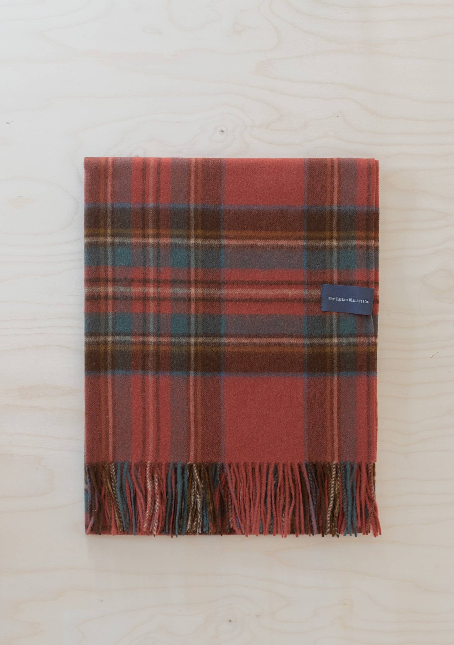 Lambswool Blanket in Stewart Royal Antique Tartan