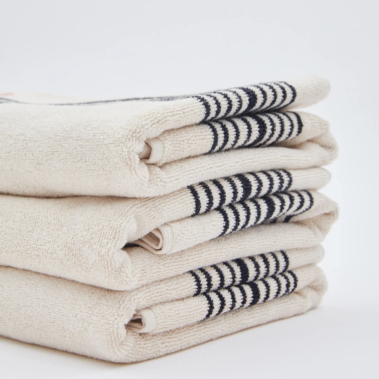 Melika Turkish Cotton Edge Striped Hand Towel