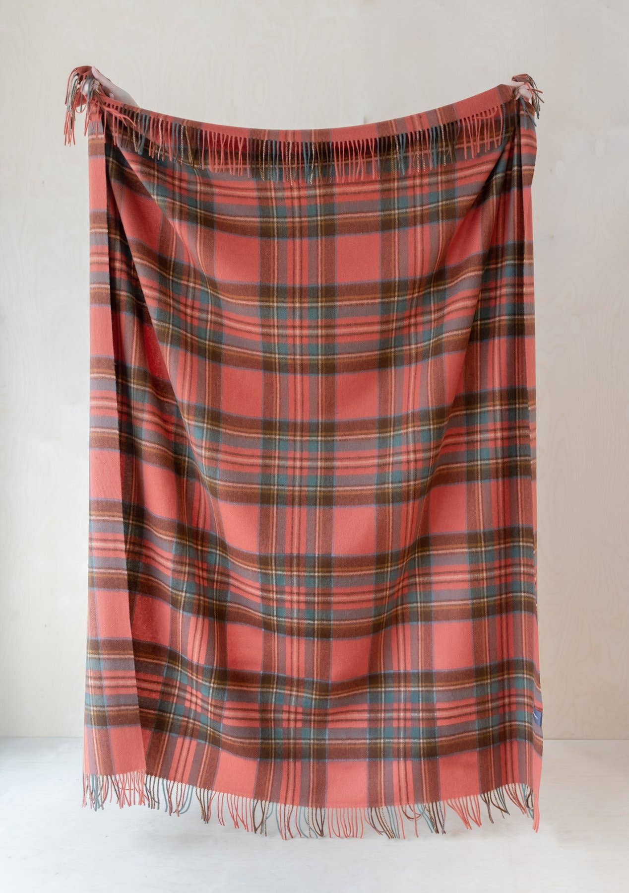 Lambswool Blanket in Stewart Royal Antique Tartan