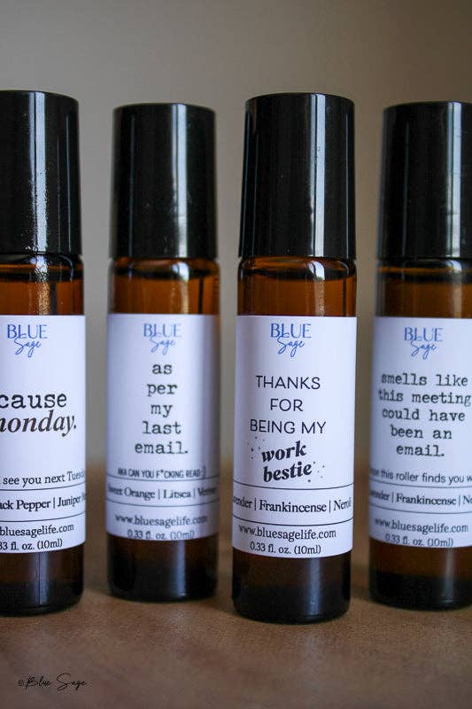 "Work Bestie" Essential Oil Aromatherapy Roller