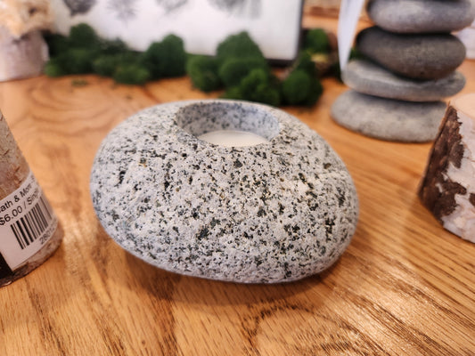 Funky Rock Design - Candle Holder