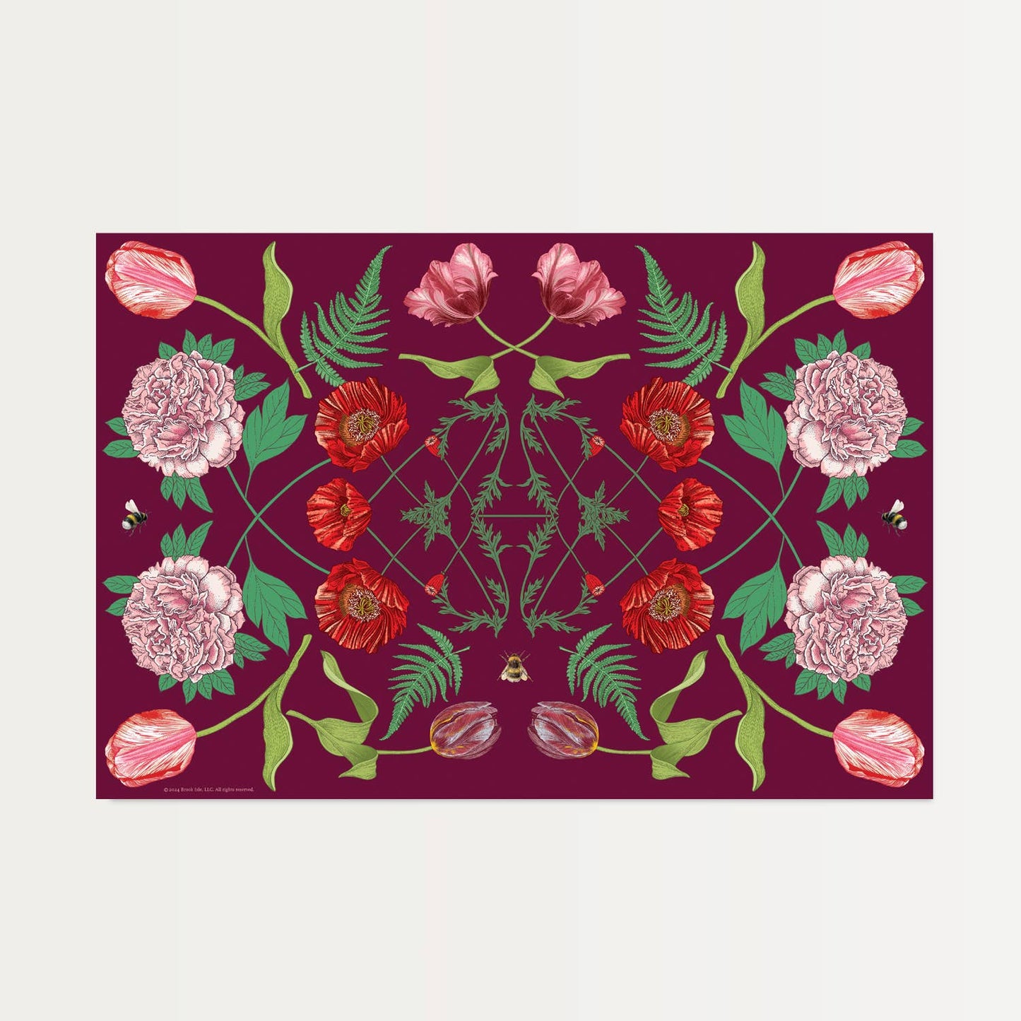Big Nouveau Paper Placemats (Set of 20)