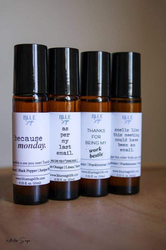 "Work Bestie" Essential Oil Aromatherapy Roller