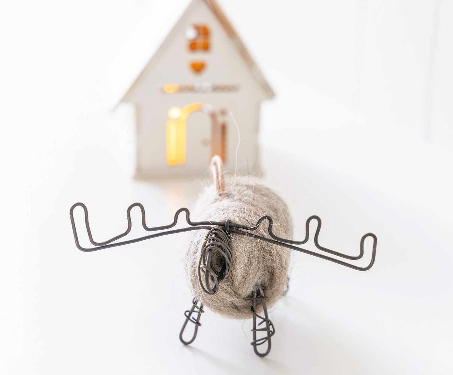 Tiny Reindeer Ornaments- Set of 2