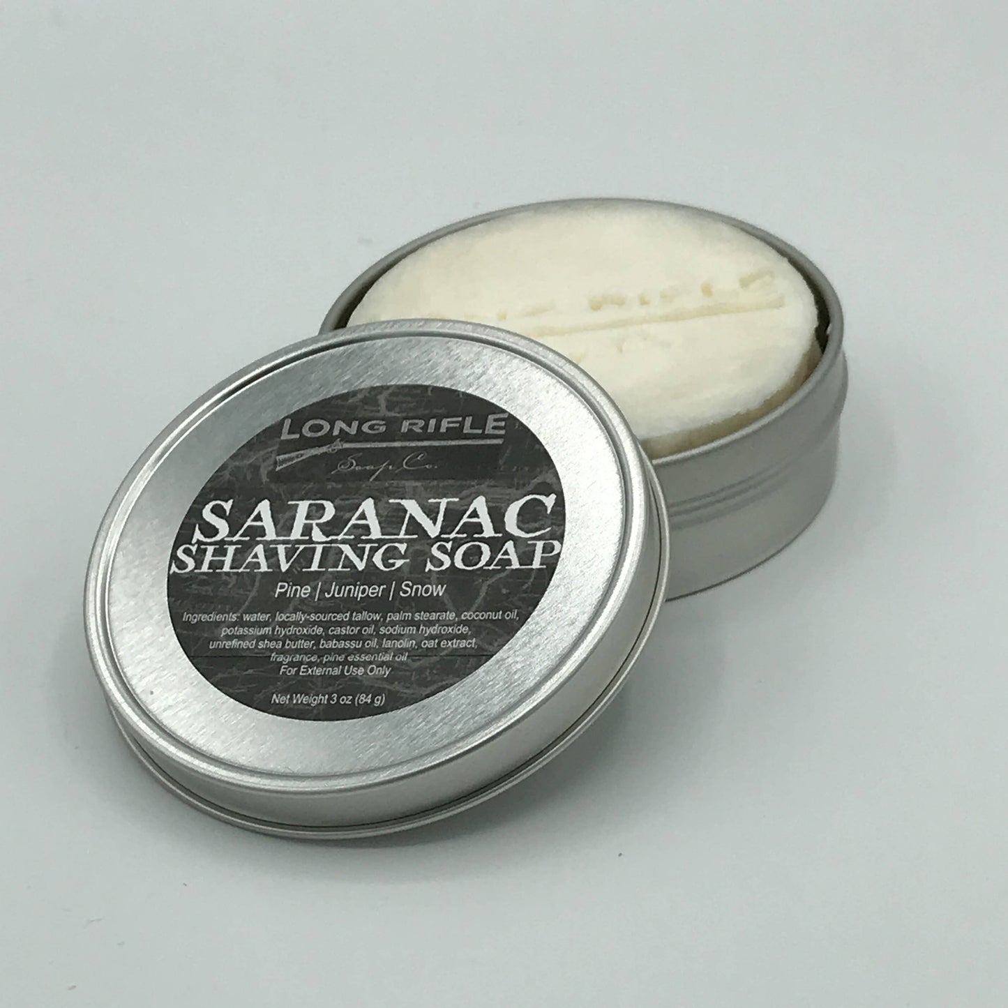Saranac Black Label Premium Shaving Puck