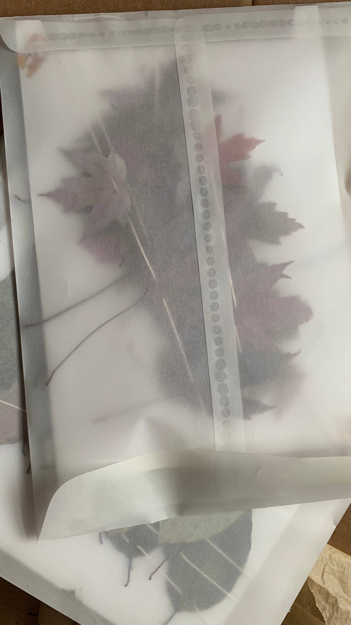 Dried Silver Maple Leaf Garland - Cottage Decor