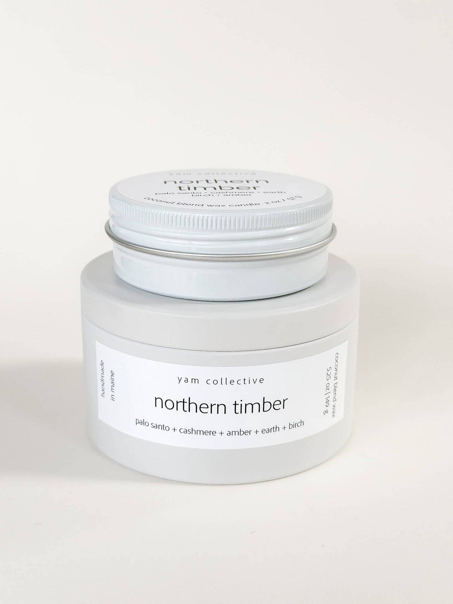 Palo Santo and Birch Tin Candle - NORTHERN TIMBER incense