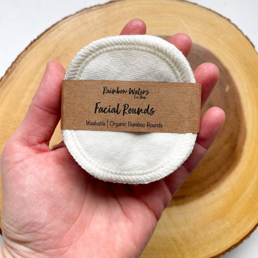 Facial Rounds, organic bamboo