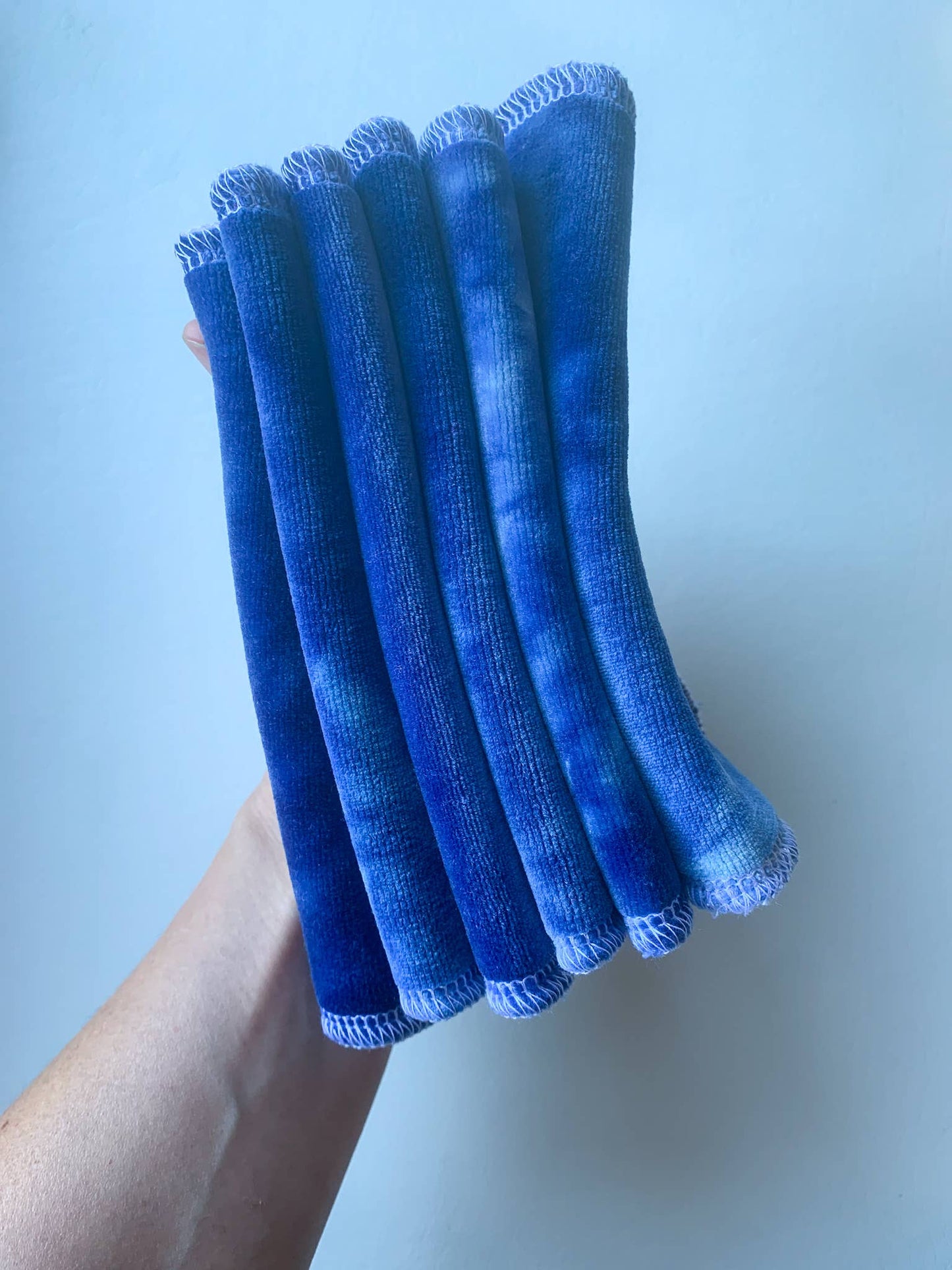 Indigo | 6-pack | organic bamboo wipes