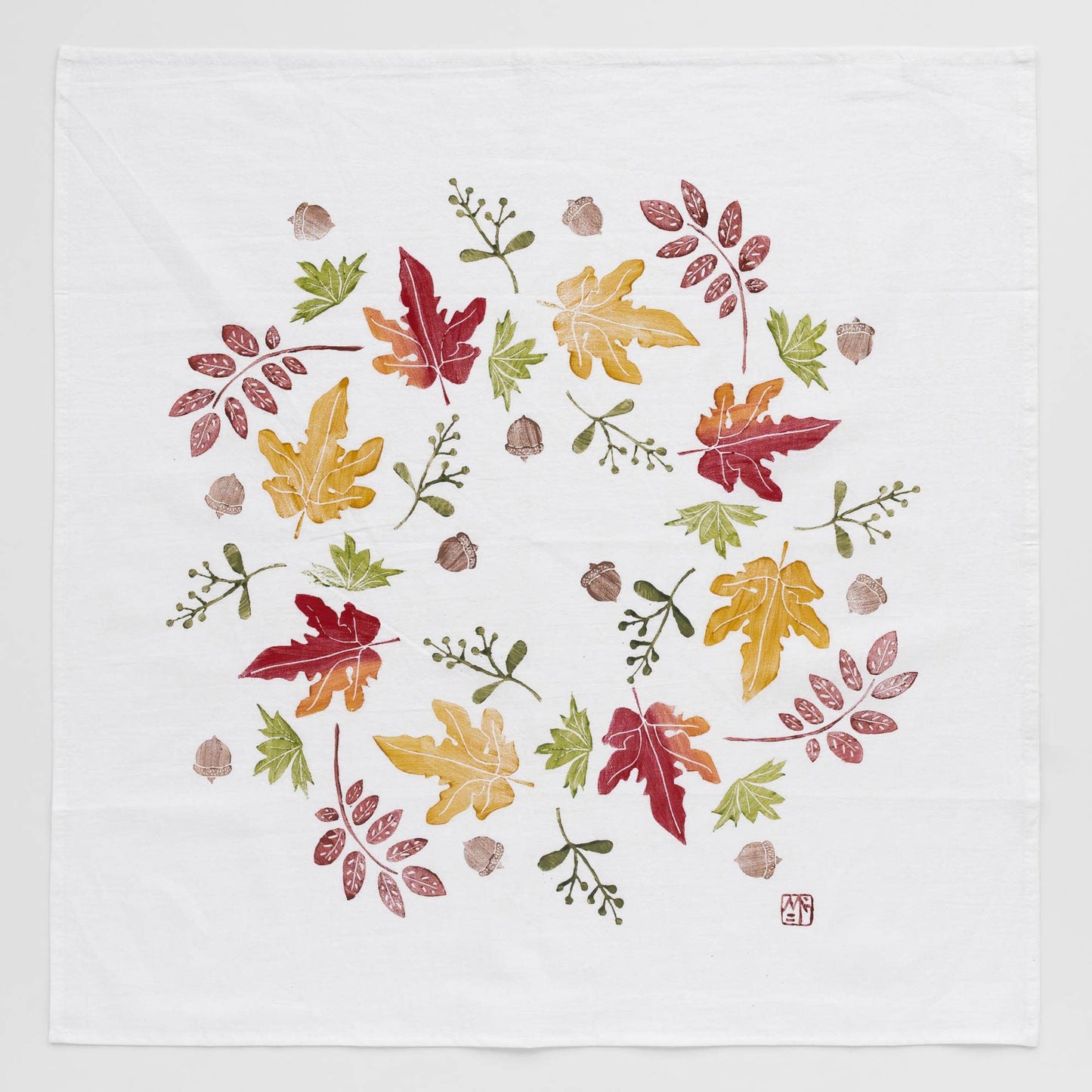 Flour Sack Towel - Autumn Woods