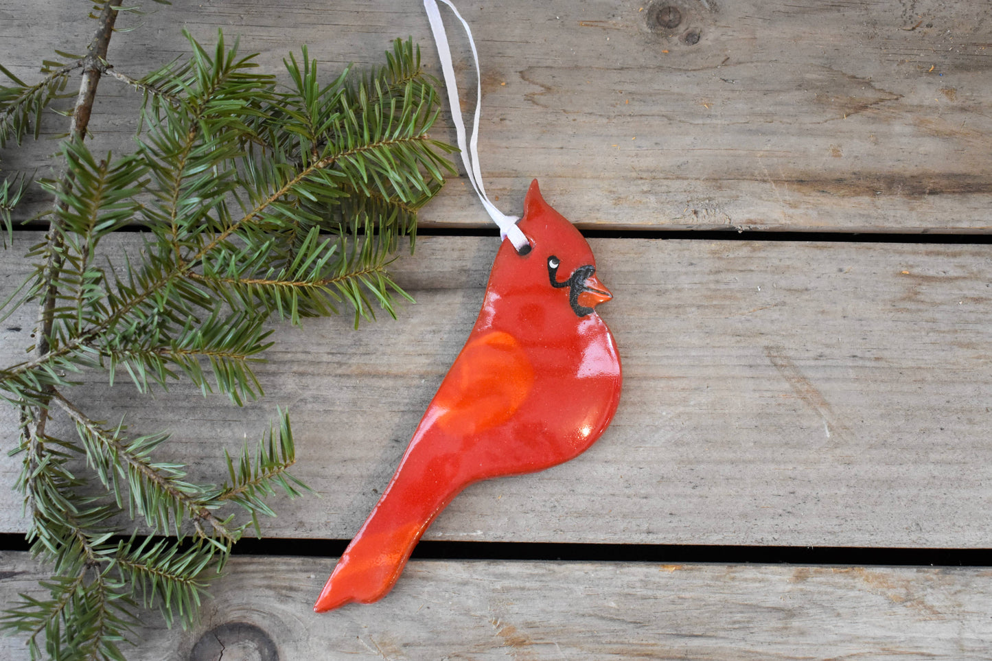 Male Cardinal Ornament