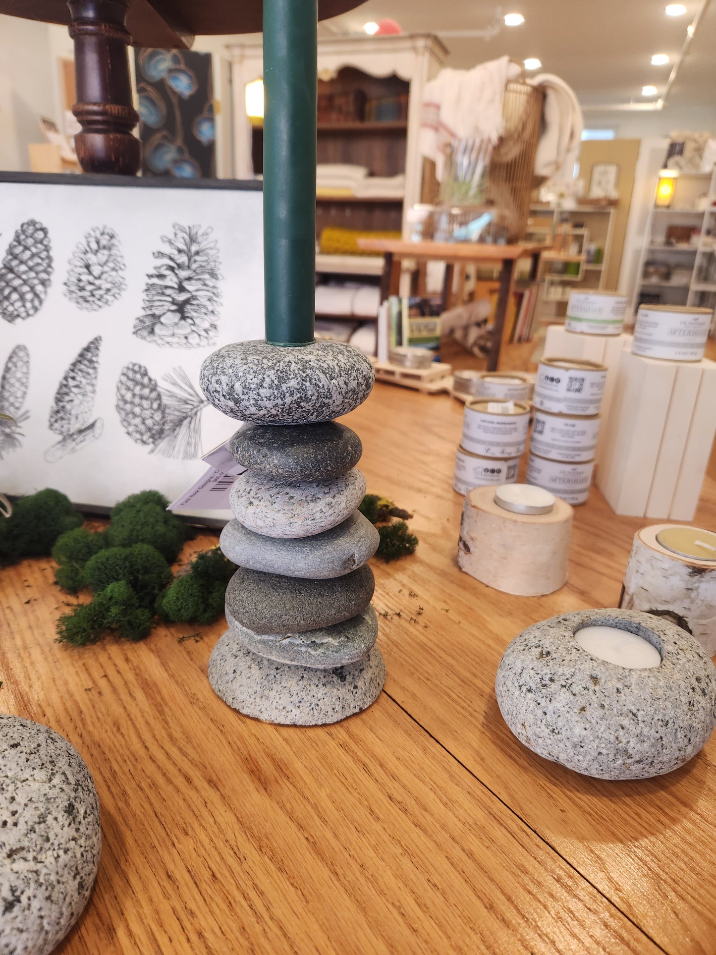 Funky Rock Designs - Cairn Candlestick